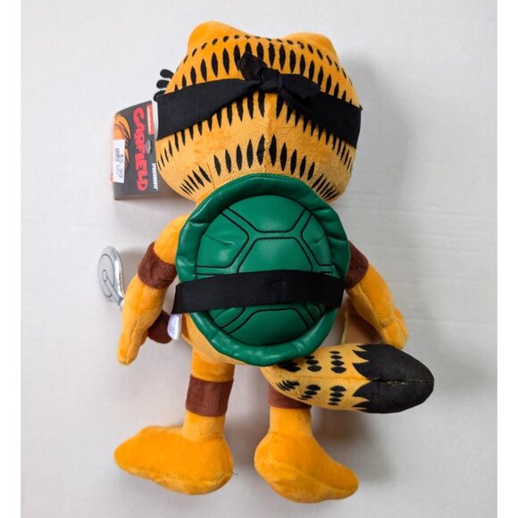 Garfield x TMNT Plush 13" Kidrobot NWT Teenage Mutant Ninja Turtles Garfello - Picture 4 of 6
